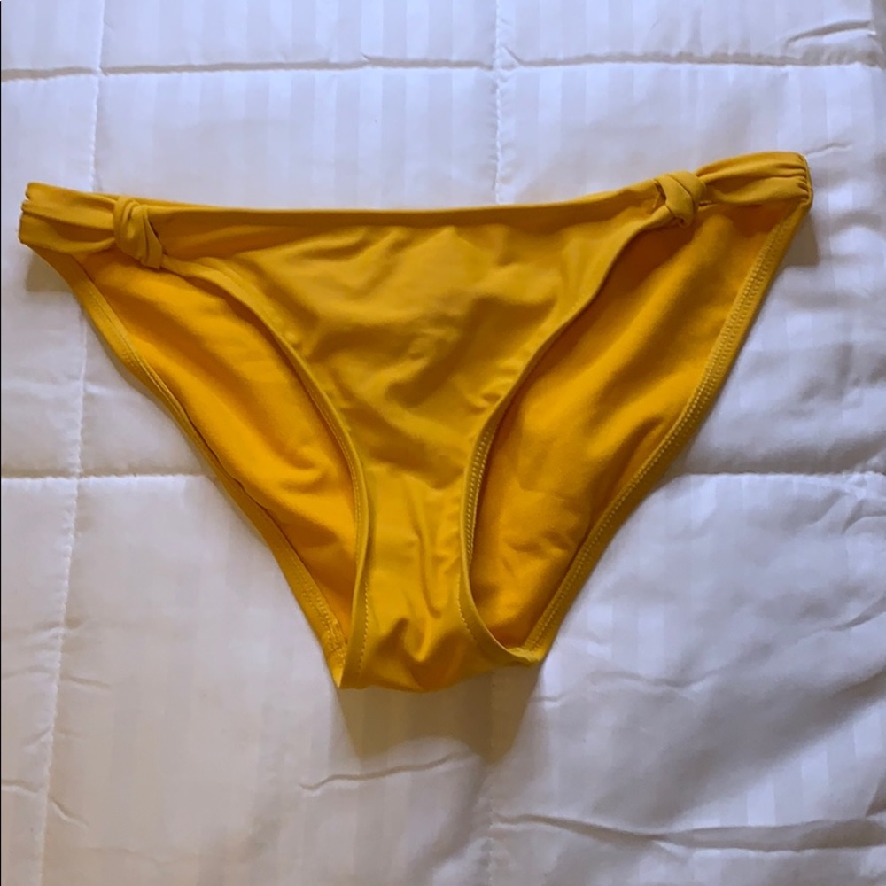 Yellow swimsuit bottoms